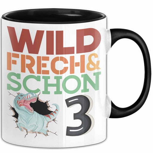 3. Geburtstag Geschenk Tasse Becher Wild Frech Und Schon 3 Trendation