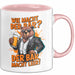 Bär Beim Biertrinken Tasse Geschenk Lustige Geschenkidee Spruch Wie Macht Der Bär? Der Bär Macht Leer Rosa Trendation