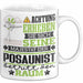 Posaunist Geschenk Tasse Lustiger Spruch Erheben Sie Sich Der Posaunist Betritt den Raum Weiß Trendation