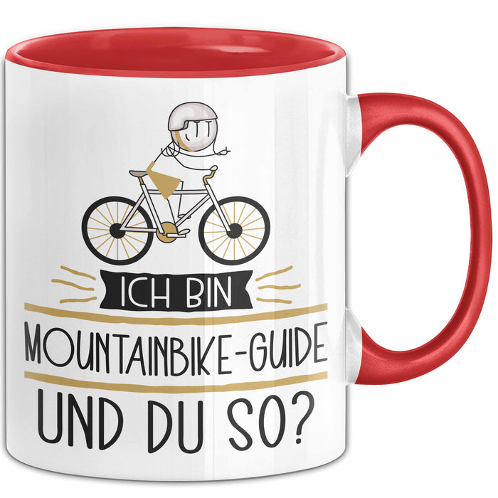 mountainbike sprüche Mountainbike-Guide Tasse Geschenk Ich Bin Mountainbike-Guide Und Du So — TrendationStore