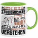 Studiomusiker Geschenk Tasse Lustige Geschenkdiee für einen Studiomusiker Geburtstag Ich Bin Studiomusiker Ich Kann Es Dir Erklären Aber Nicht Für Dich Verstehen Grün Trendation