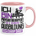 Physiotherapeut Ausbildung Tasse Geschenk Ich Bin Physiotherapeut In Der Ausbildung Ich Darf Das Geschenkidee Spruch Rosa Trendation