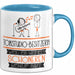 Tonstudio-Besitzerin Weil Es Keinen Schöneren Beruf Gibt Tasse Geschenk für Eine Tonstudio-Besitzerin Lustig Blau Trendation
