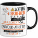 Parkour-Athletin Tasse Geschenk Lustiger Spruch Bitte Erheben Sie Sich Seine Majestät Die Parkour-Athletin Betritt Den Raum Schwarz Trendation