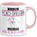 Polo-Spielerin Tasse Geschenk Ich Bin Polo-Spielerin Warum Weil Ich Es Kann Geschenkidee Geburtstag Rosa Trendation