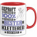 Kletterer Geschenk Lustiger Spruch für Kletterer Geschenkidee Bester Kletterer Der Welt Rot Trendation