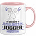 Jogger Geschenk Tasse So Gut Kann Nur Ein Jogger Aussehen Geschenkidee Kaffee-Becher Rosa Trendation