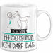 Geschenk für Pferdefreundin Tasse Lustige Geschenkidee Geburtstag Ich Bin Pferdefreundin Ich Darf Das Weiß Trendation