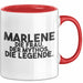 Marlene Tasse Marlene – Die Frau. Der Mythos. Die Legende. Geschenk Rot Trendation