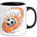 Fußballfan Tasse Geschenkidee für Fußballliebhaber Trendation