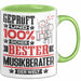 Musikberater Geschenk Lustiger Spruch für Musikberater Geschenkidee Bester Musikberater Der Welt Grün Trendation