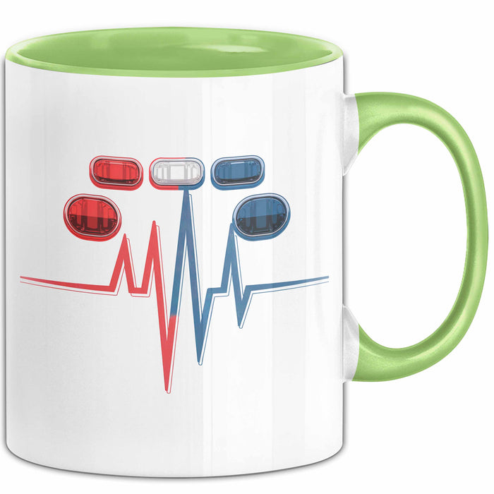 Sanitäter Tasse Geschenkidee Notfallmediziner Geschenkidee Lustig Grün Trendation