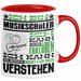 Musikschüler Geschenk Tasse Geschenkidee für Musikschüler Geburtstag Lustig Ich Bin Musikschüler Ich Kann Es Dir Erklären Aber Nicht Für Dich Verstehen Rot Trendation