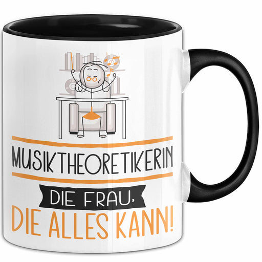 Musiktheoretikerin Geschenk Tasse Becher Die Frau Die Allen Kann Geschenkidee für eine Musiktheoretikerin Lustig Trendation