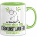 Eiskunstläufer Geschenk Tasse So Gut Kann Nur Ein Eiskunstläufer Aussehen Geschenkidee Kaffee-Becher Grün Trendation