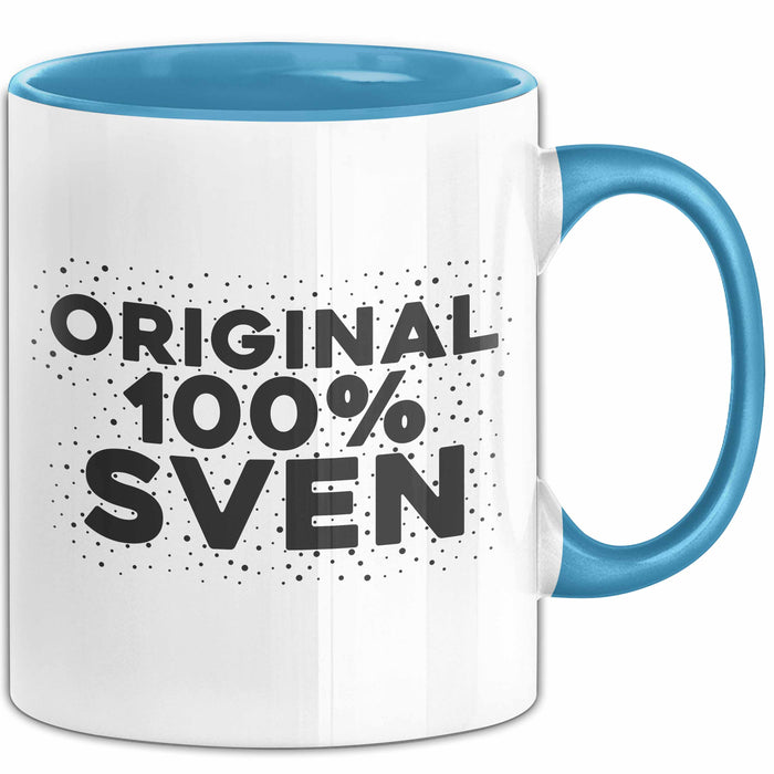 Sven Tasse Original 100% Sven Geschenk Blau Trendation