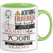 Yogini Tasse Geschenk Lustiger Spruch Bitte Erheben Sie Sich Seine Majestät Die Yogini Betritt Den Raum Grün Trendation