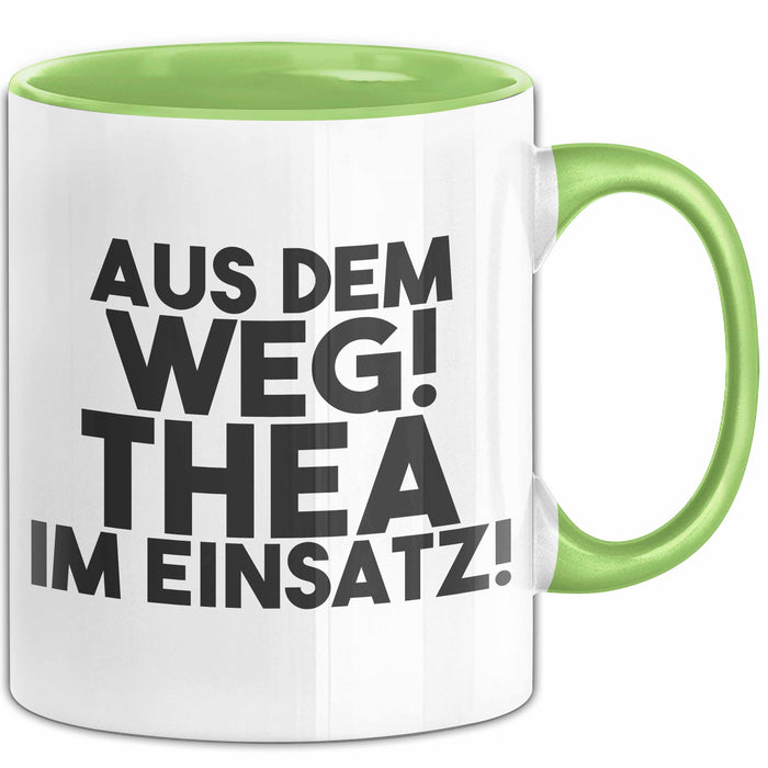 Thea Tasse Aus Dem Weg! Thea Im Einsatz! Geschenk