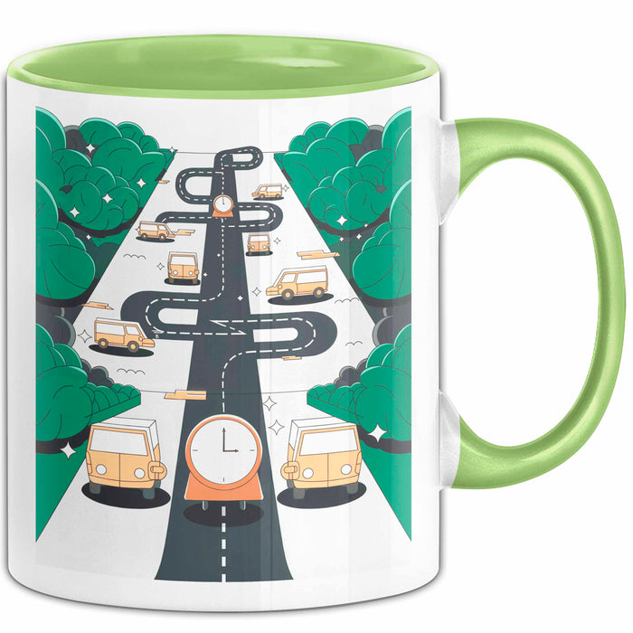 Logistik Manager Tasse Geschenk Lustige Geschenkidee Spruch Für Operations Planer Grün Trendation