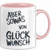 Sarkastischer Sarkasmus Tasse Geschenk Lustige Geschenkidee Spruch Aber Sowas Von Glück Wunsch Rosa Trendation
