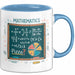 Mathematiker Tasse Geschenk Lustige Geschenkidee Spruch Für Zahlen Liebhaber Blau Trendation