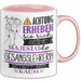 Gesangslehrerin Tasse Geschenk Lustiger Spruch Bitte Erheben Sie Sich Seine Majestät Die Gesangslehrerin Betritt Den Raum Rosa Trendation