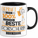 Beste Forscherin Der Welt Tasse Geschenk für Eine Forscherin Geprüft Und Sicher Geschenkidee Geburtstag Weihnachten Trendation