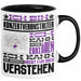 Konzertveranstalter Geschenk Tasse Lustige Geschenkdiee für einen Konzertveranstalter Geburtstag Ich Bin Konzertveranstalter Ich Kann Es Dir Erklären Aber Nicht Für Dich Verstehen Schwarz Trendation