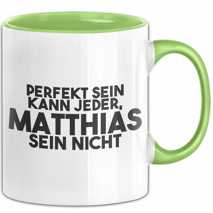 Matthias Tasse Perfekt Sein Kann Jeder, Matthias Sein Nicht Geschenk