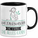 Katzenliebhaberin Geschenk Tasse Becher Die Frau Die Allen Kann Geschenkidee für eine Katzenliebhaberin Lustig Trendation