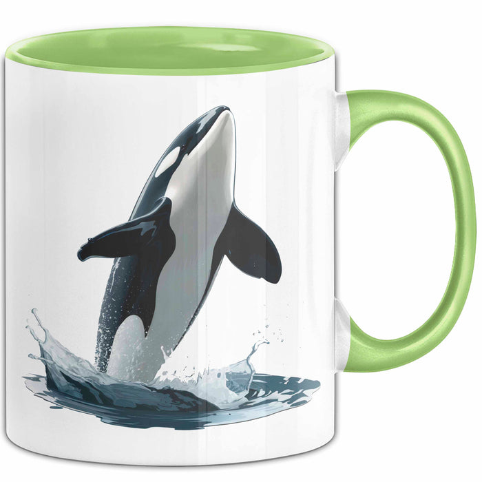 Wal Tier Tasse Geschenk Lustige Geschenkidee Spruch Grün Trendation