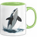 Wal Tier Tasse Geschenk Lustige Geschenkidee Spruch Grün Trendation