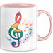 Musikliebhaber Musiker Tasse Geschenk Lustige Geschenkidee Spruch Rosa Trendation