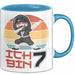 Kinder Tasse Geschenk Ich Bin 7 Ninja Junge Geburtstag Spruch Blau Trendation