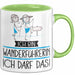 Geschenk für Wanderführerin Tasse Lustige Geschenkidee Geburtstag Ich Bin Wanderführerin Ich Darf Das Grün Trendation