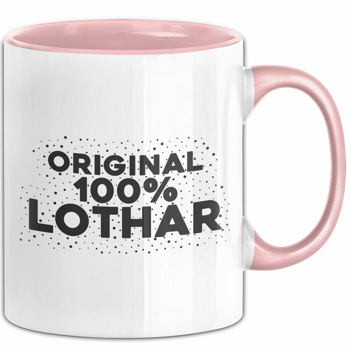 Lothar Tasse Original 100% Lothar Geschenk Rosa Trendation