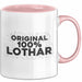 Lothar Tasse Original 100% Lothar Geschenk Rosa Trendation