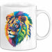 Bunter Löwe Tasse Geschenk Lustige Geschenkidee Spruch Weiß Trendation