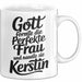 Kerstin Tasse Geschenk Gott Formte Die Perfekte Frau Kerstin Geschenkidee Weiß Trendation
