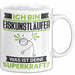 Eiskunstläufer Tasse Geschenk für Eiskunstläufer Geburtstag Lustiger Spruch Kaffee-Becher Was Ist Deine Superkraft Weiß Trendation