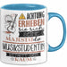 Musikstudentin Tasse Geschenk Lustiger Spruch Bitte Erheben Sie Sich Seine Majestät Die Musikstudentin Betritt Den Raum Blau Trendation