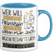 Musikredakteurin Tasse Geschenk Spruch Wer Will Schon Prinzessin Sein Wenn Man Auch Musikredakteurin Sein Kann Blau Trendation