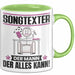 Songtexter Tasse Geschenk für Songtexter Der Mann Der Alles Kann Geschenkidee zum Geburtstag Grün Trendation