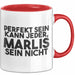 Marlis Tasse Perfekt Sein Kann Jeder, Marlis Sein Nicht Geschenk Rot Trendation
