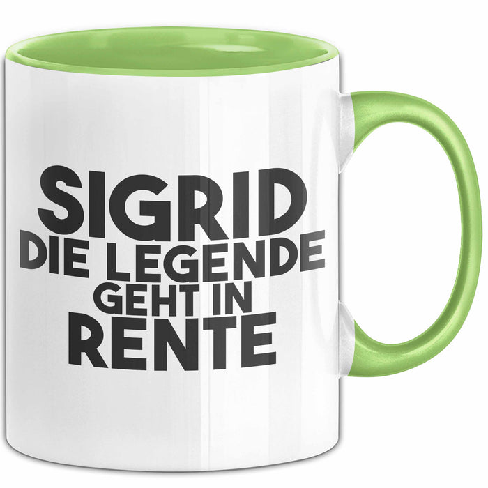 Sigrid Tasse Sigrid – Die Legende Geht In Rente Geschenk
