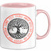 Keltischer Baum des Lebens Tasse Geschenk Geschenkidee Rosa Trendation
