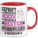 Pferdepfleger Geschenk Lustiger Spruch für Pferdepfleger Geschenkidee Bester Pferdepfleger Der Welt Rot Trendation