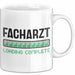 Facharzt Tasse Geschenk Werdender Arzt Geschenkidee Studium Medizin Kaffee-Becher Weiß Trendation