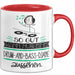 Drum-and-Bass-DJane Geschenk Tasse So Gut Kann Nur Eine Drum-and-Bass-DJane Aussehen Geschenkidee Geburtstag Weihnachten Lustig Rot Trendation