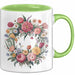 Florist Tasse Geschenkidee für Blumenliebhaber Spruch Grün Trendation